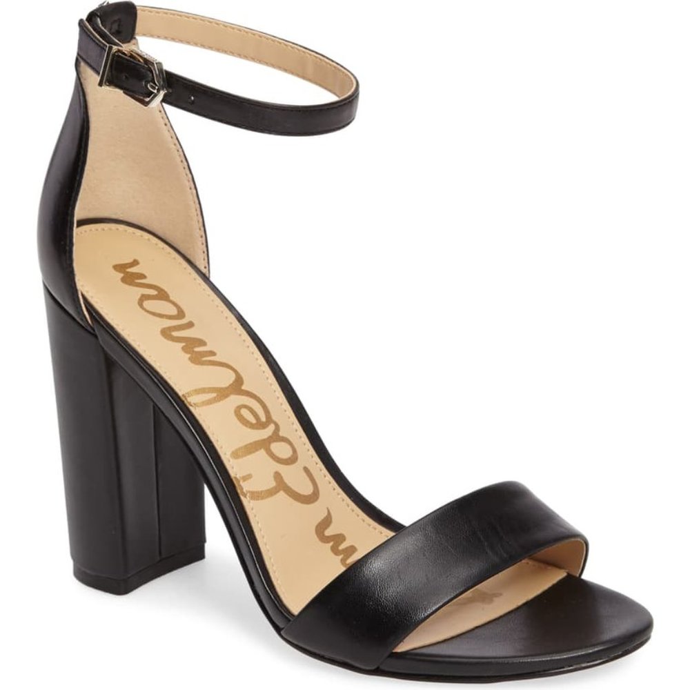Sam Edelman Yaro Leather Heel Sandal